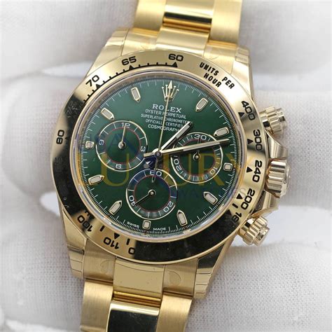 green dial daytona rolex|rolex daytona 116508 green.